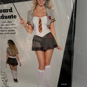 Fashion Nova Gray and White Halloween Ensemble